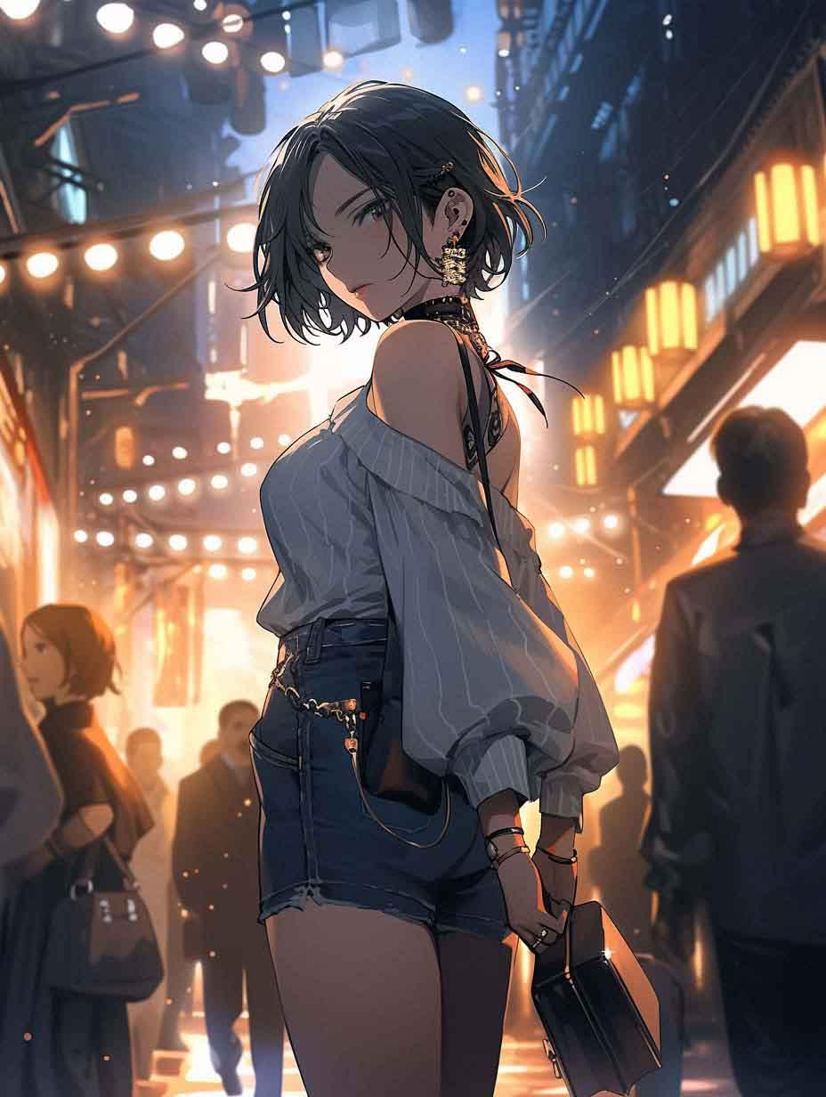 眼中满是星辰